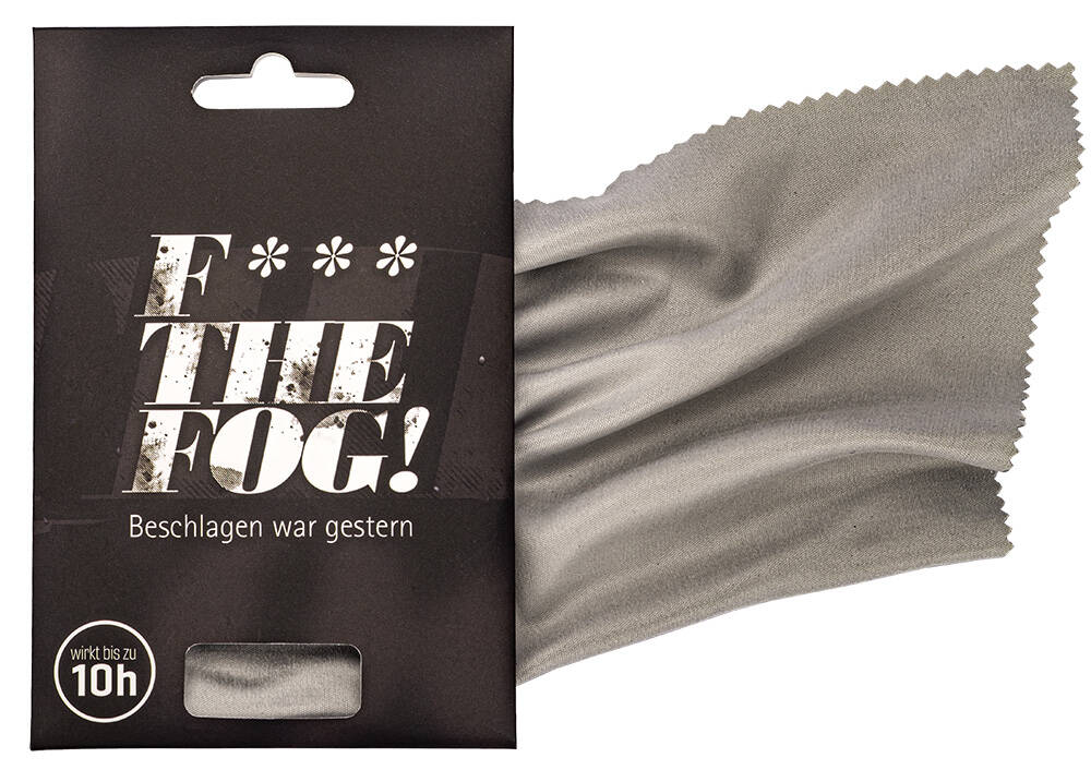 Antibeschlagtuch für Brillengläser Beschlagen war gestern.   F*** the Fog!